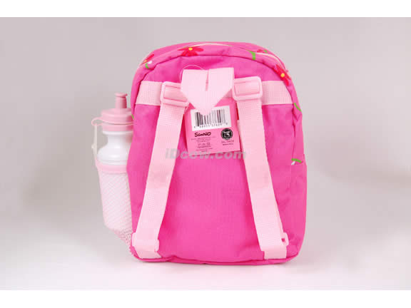 Hello Kitty Pink Mini Backpack with water bottle