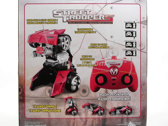 RC Street Troopers Attack Vehicle Robot by Maisto - Red 81108